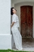 Calça Wide Leg Renda Off White