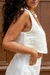 Colete Linho Off White - Luz e Flor