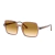 Lentes de Sol Ray-Ban Square 1973 1281/51 Marron Transparente/Marron Degrade