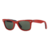 Lentes de Sol Ray-Ban Wayfarer 2140 955 Rojo/Verde