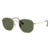 Lentes de Sol Ray-Ban Hexagonal 3548 001 Dorado/Verde