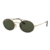 Lentes de Sol Ray-Ban Oval 3847N 9121/31 Dorado/Verde