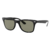 Lentes de Sol Ray-Ban Wayfarer 4195 601S/9A Negro Mate/Verde