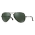 Lentes de Sol Ray-Ban Aviator 3025 004/58 Gunmetal/Verde Polarizado