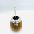 Mate de madera porito con bombilla