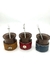 Imagen de Mate madera con base de cuero y bombilla