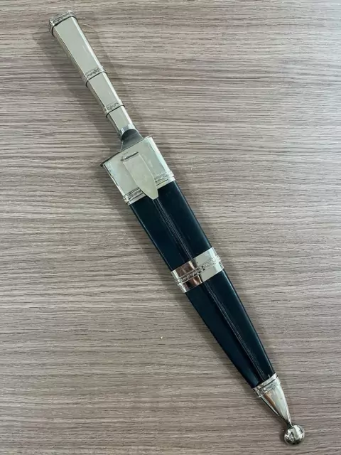 Cuchillo cabo alpaca PICAZO hoja de 26 cm