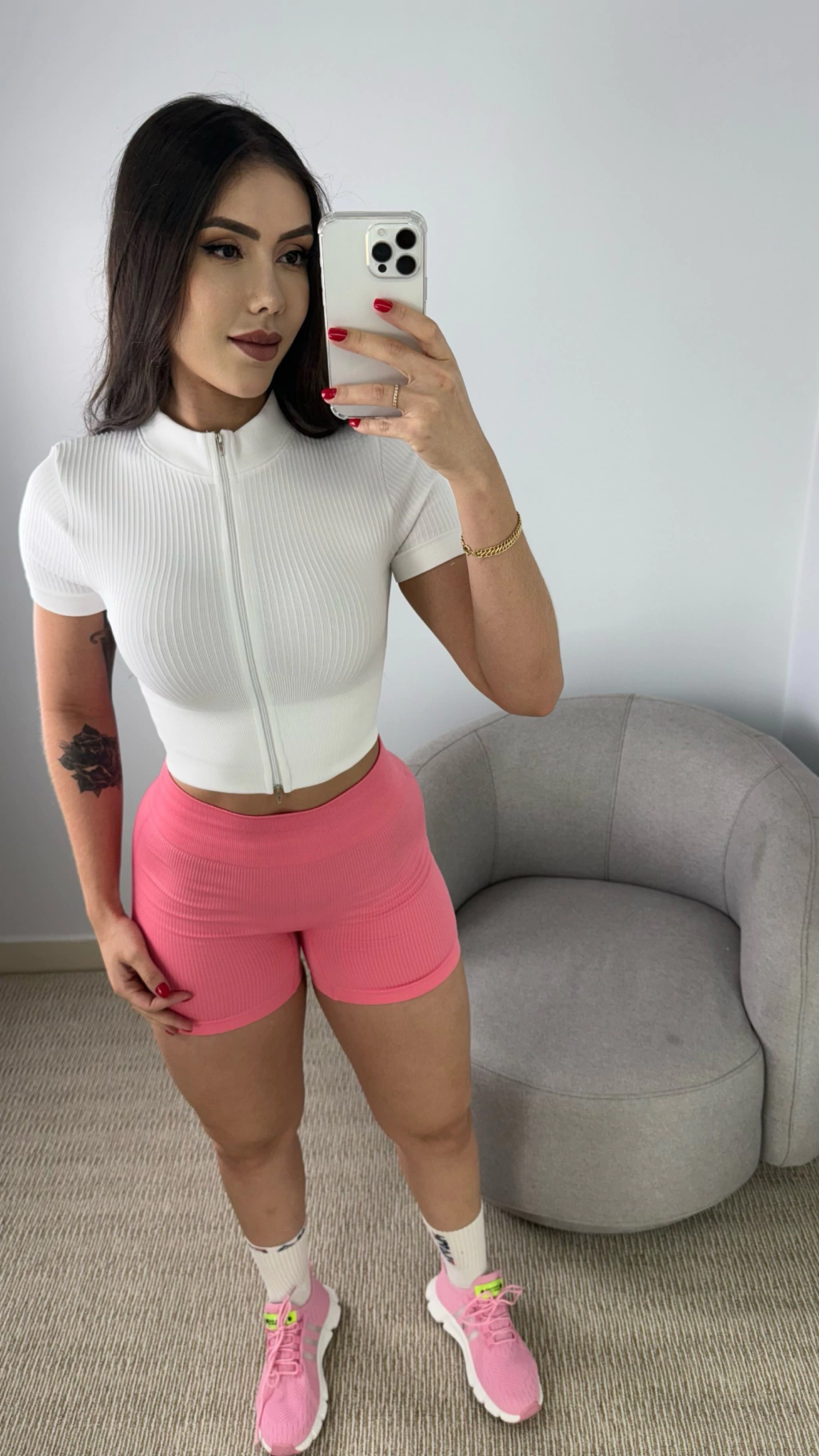 Short Canelado