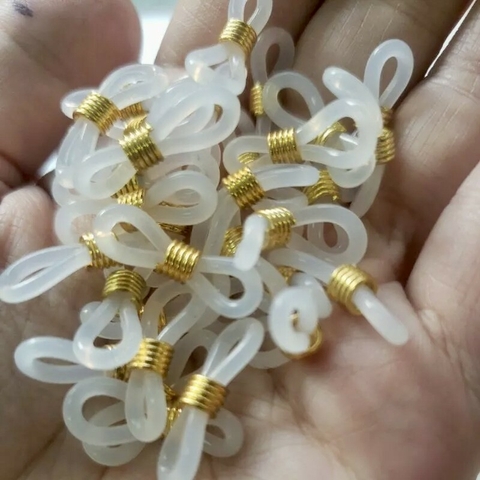 Molinha e borrachinha para salva óculos 10 unidades