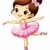 Aplique termocolante Bailarina - comprar online