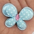 Borboleta tecido dupla poa - loja online