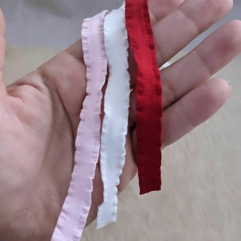 Fita franzida para encapar tiara