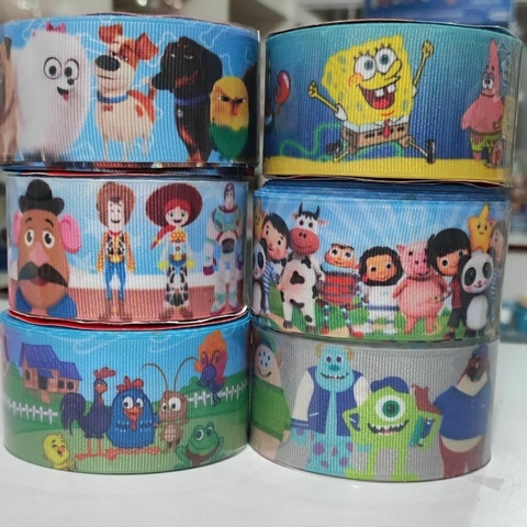 Fita estampada personagens