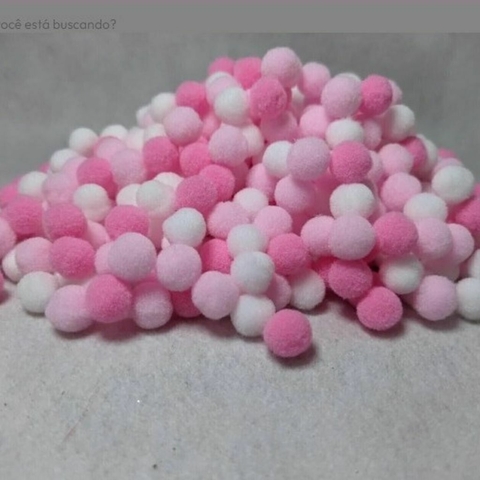 Pompom Pascoa 10mm pacote com 100 un