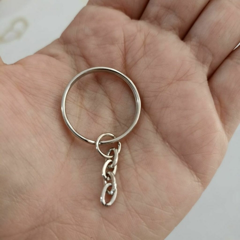 Argola para chaveiro - com 10 unidades