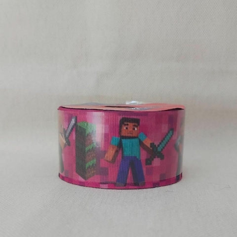 Fita estampada Minecraft