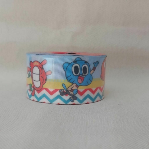 Fita estampada O Incrível Mundo de Gumball