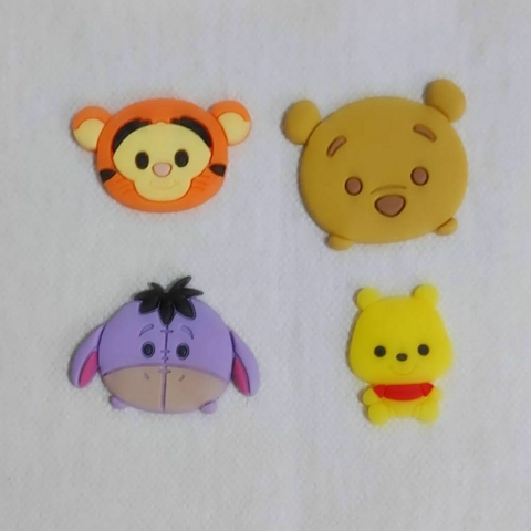 Aplique emborrachado Ursinho Pooh