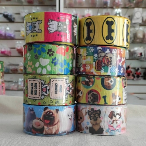 Fita estampada Cachorro / Animais