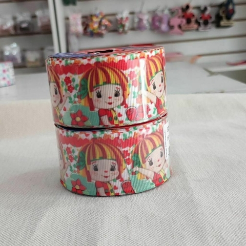 Fita gorgorão estampada Emilia