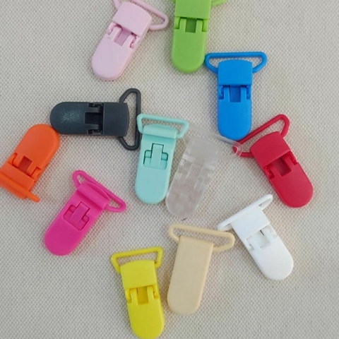 Bico de jacaré grande para prendedor de chupeta de fita