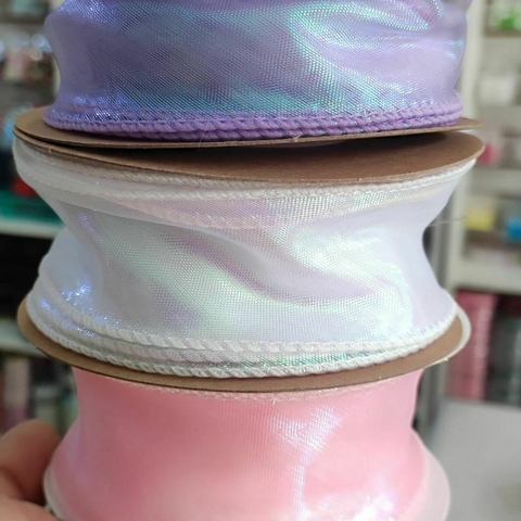 Fita Organza Boreal - Holografica N9