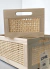 CANASTO ORGANIZADOR - NATURAL/RATAN | SH - online store