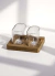 SET SALERO Y PIMENTERO WOOD - VIDRIO | SH - tienda online