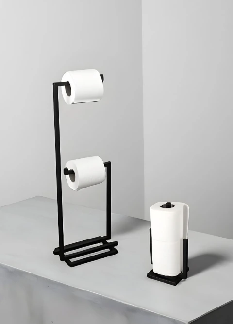 DUO PORTA ROLLOS BLK - NEGRO | SH