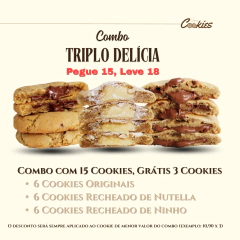 Combo Triplo Delícia | Pegue 15, Leve 18 na internet
