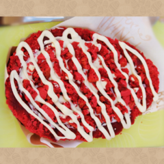 Ovocookie de Colher Red & Chocolate Branco - comprar online