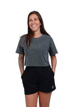 Short Leve - Moletom Preto - comprar online