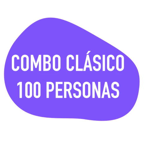 Combo Clásico 100 personas - comprar online