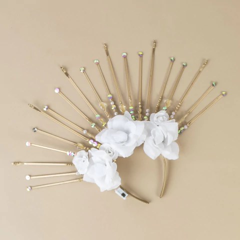 Vincha Cristal Flower - comprar online