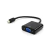 Adaptador Conversor Mini Displayport para VGA Cabo Preto 30cm 23405