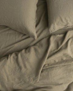 CUBRECAMA TUSOR VERDE CAQUI QUEEN OUTLET - comprar online