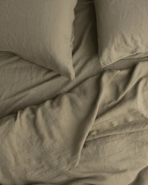 CUBRECAMA TUSOR VERDE CAQUI QUEEN OUTLET - comprar online