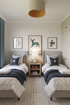 Funda de edredón reversible tusor TWIN CUADROS ZARA y lienzo - 100% algodón - comprar online