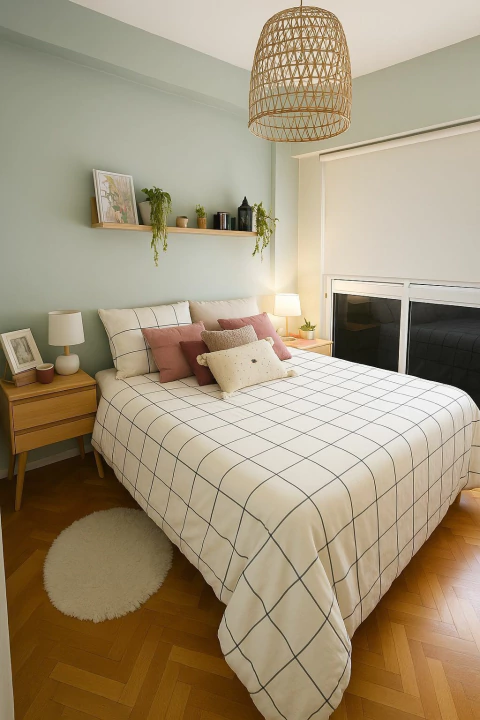 Funda de edredón reversible tusor QUEEN CUADROS ZARA y lienzo - 100% algodón - comprar online