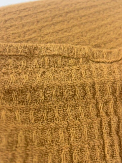 Manta Pie De Cama Cubresillón Nido Abeja 100% Algodón - estilovivohome