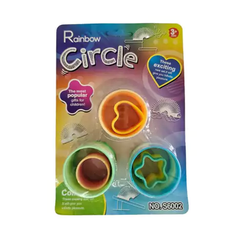 Resorte Magico con Formas X3 + 3 Resortitos