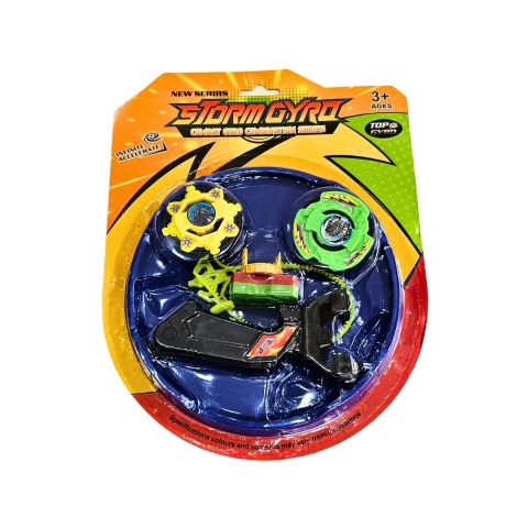 Set de Trompos con Disparador x2 con Pista