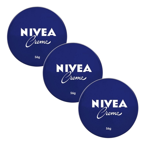 Kit 3 Creme Hidratante Facial Nivea 56g
