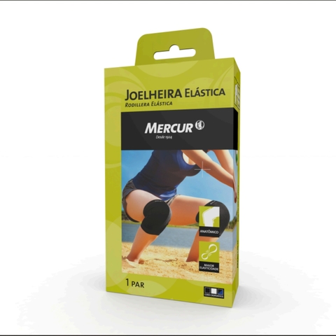 Joelheira Elástica Bc0633 Mercur Preto P