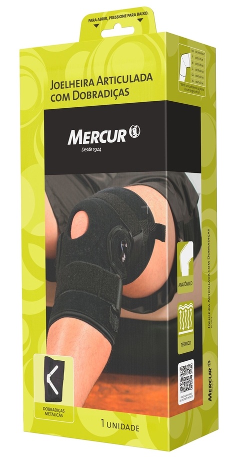 Joelheira com Dobradiças Metálicas Mercur BC0033 XG