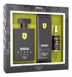 Kit Ferocia Black Perfume 100ml + Hidratante 200ml + Parfum 15ml - Isabelle La Belle
