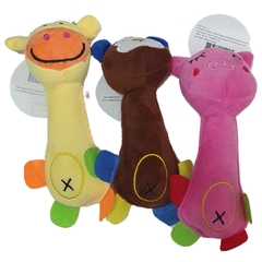 Brinquedo Pet Cães Pelucia Trio Maluquinho Com Apito 20cm - comprar online