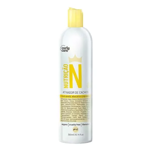 ATIVADOR DE CACHOS NUTRITIVO N 300ML - CURLY CARE