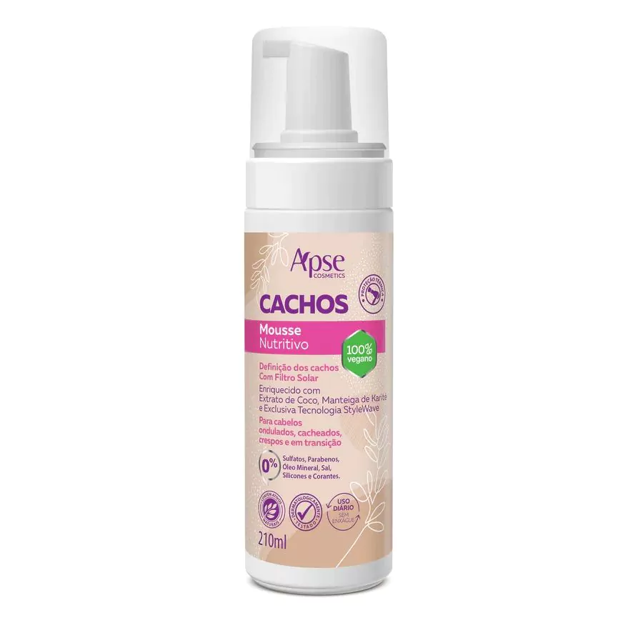 Mousse Nutritivo Cachos 210 ml - Low Poo