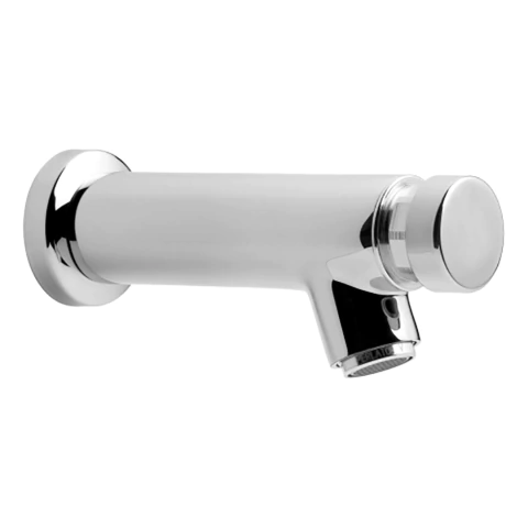 Grifería/ De Baño/Pared/Mozart/Press/7598/Plateado/Revestylo